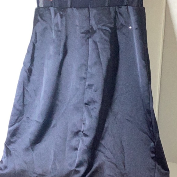 AQUA
Long Satin Illusion Maxi Dress - Exclusive - Picture 11 of 16